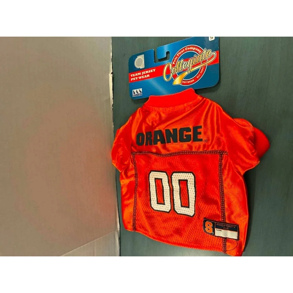 Pets First Syracuse University Pet Jersey Small‎ Orange NCAA Dog Shirt Gameday